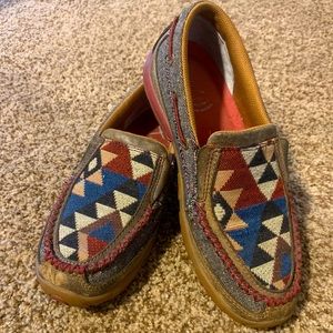 Twisted X slip on loafers size 7m